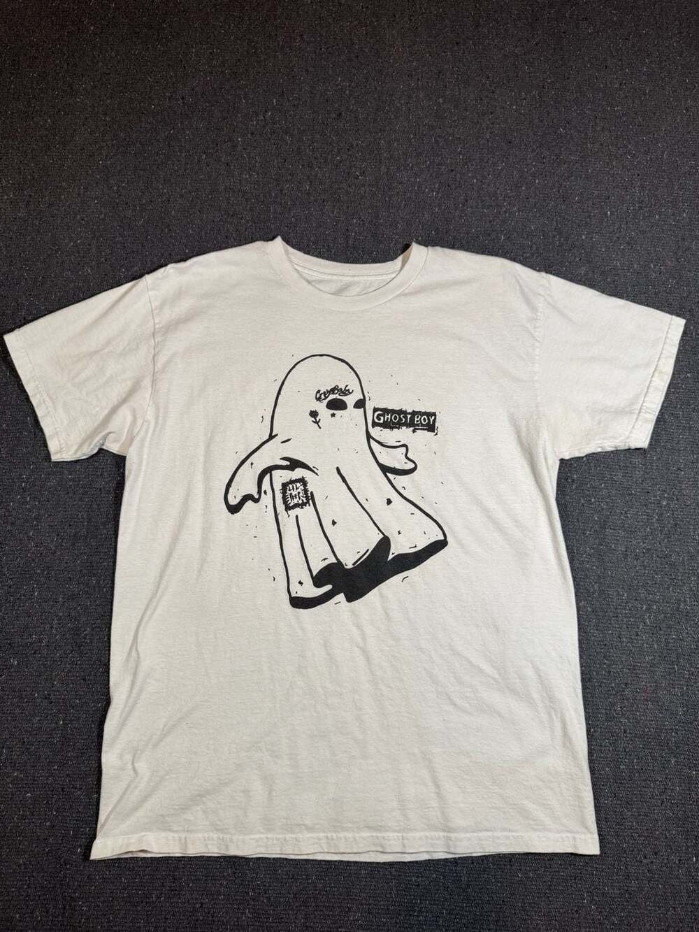Lil Peep- Ghost Boy Heavy Cotton T-shirt Unisex 100% Cotton/ Printed in Germany